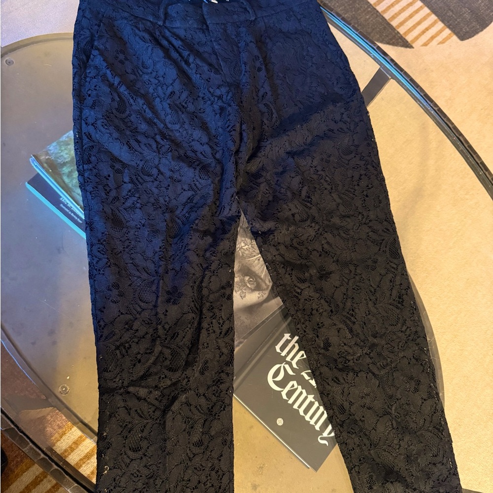 JOIE black lace pants (size XS-S)